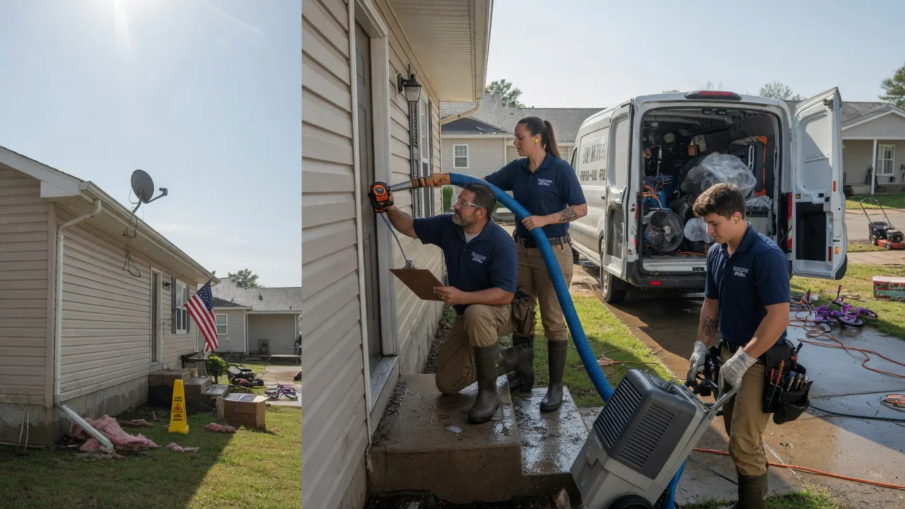 Ceiling Water Damage Restoration in Milan, PA near me